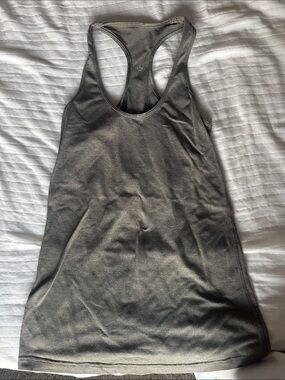 lululemon athletica Charcoal Gray Racerback Tank